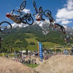 Der Bikepark Leogang ist nur etwas für hartgesottene Burschen. - Foto: Leoganger Bergbahnen