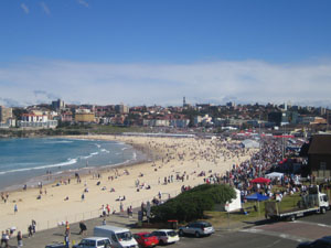 Bondi Beach - kurz vor dem Ziel Bondi Beach - das Ziel ist nah.