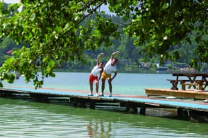 Fitness-Aktionen am Klopeiner See nehmen einen neuen Anlauf. - Foto: mk Salzburg Fitness-Aktionen am Klopeiner See nehmen einen neuen Anlauf. - Foto: mk Salzburg