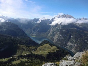 Traumhafte Landschaft im Berchtesgadener Land: der Watzmann.