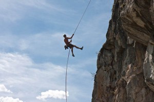 Klettern auf höchstem Niveau - ein Adrenalinkick der besonderen Art. - Foto: Archiv TVB TirolWest/Daniel Zangerl