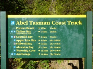 Der Abel Tasman Coast Track ist ein beliebter Wanderweg der Küste entlang Foto: Kathrin Ferkau