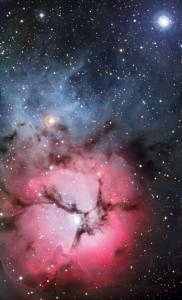 Trifid-Nebel. Foto: ESO