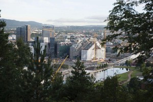 Blick vom Ekeberg. - Foto: Ivar Kvaal