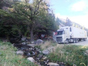 Pause mit dem Truck. Foto: Nora von Breitenbach