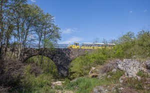 Mit dem Parenzana-Zug geht es durch das verträumte Hinterland Istriens. – Foto: A.R.T. Redaktionsteam