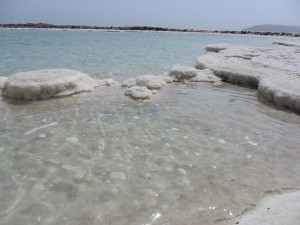 Dafür ist das Tote Meer berühmt: sein Salz.