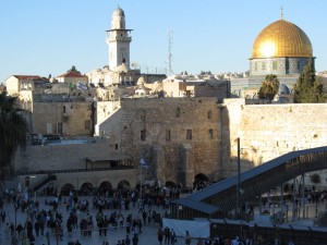 Auf dem Tempelberg in Jerusalem.