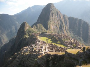 Machu Picchu, die geheimnisvolle Inkastadt.