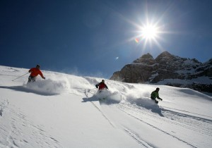 Pulverschnee und blauer Himmel - etwas Schöneres gibt es für einen Wintersportler wohl nicht.