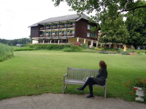 Das Hotel ist noch geöffnet bis zum 20. September. Dann schließen sich bis Mai 2016 die Pforten. – Foto: Dieter Warnick 