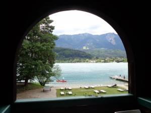 Blick von der alten Badeanstalt auf den See. – Foto: Dieter Warnick