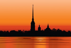 Sonnenuntergang in St. Petersburg. Foto: © istock.com/Terriana