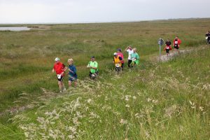 Imposante Kulisse: Die Teilnehmer des EWE-Nordseelaufs auf Norderney konnten die endlose Weite, die feinsandigen Strände, das Weltnaturerbe Wattenmeer und das maritime Flair auf dieser einmaligen Laufveranstaltung zu genießen.