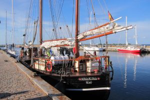 Im geschützten Hafen von Ærøskøbing.