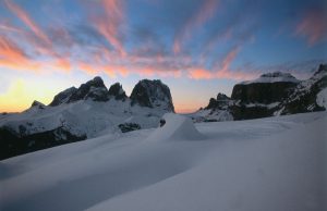 Abendstimmung im Fassatal.