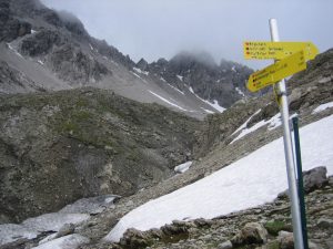 Aufstieg zur Seescharte in den Lechtaler Alpen