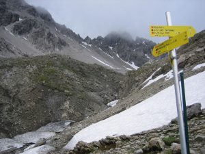 Aufstieg zur Seescharte in den Lechtaler Alpen