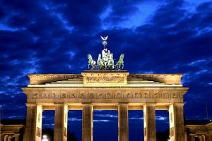 Berliner Wahrzeichen - das Brandenburger Tor.