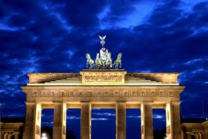 Berliner Wahrzeichen - das Brandenburger Tor.