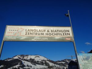 Hochfilzen ist ein Langlauf- und Biathlonzentrum. Die Dorfloipe ist 2,8 Kilometer lang. - Foto: Dieter Warnick