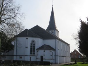 Die Schinkel-Kirche von Götterswickerham.  