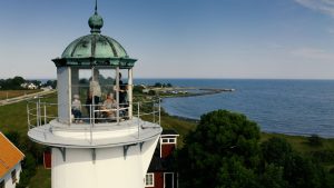 Smygehuk (hier der Leuchtturm) ist ein Hafen und der südlichste Festlandpunkt. – Foto: Fredrik Pusa