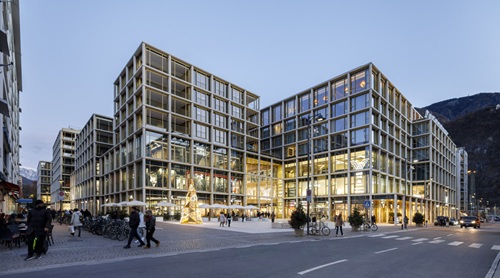 Neuer Hotspot in Bozen ist der WaltherPark in unmittelbarer Nähe zum Zentrum. – Foto: Courtesy Waltherpark